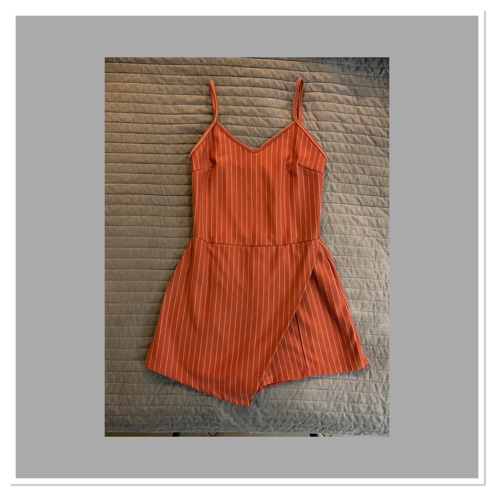 Soft burnt orange romper